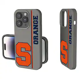 Keyscaper - NCAA - Syracuse Orange iPhone Soft Touch Case - 15 - Gray