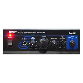 PYLE - 20W 2-Ch. Power Amplifier - Black