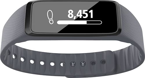 Striiv - Fusion Lite Activity Tracker - Black/Gray - Larger Front