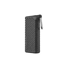 Front. PGYTECH - PGYTECH CreateMate High-Speed SD Card Reader Case, USB 3.1 UHS-II Dual Slot, IP54 Aluminum Storage Case - Classic Black.