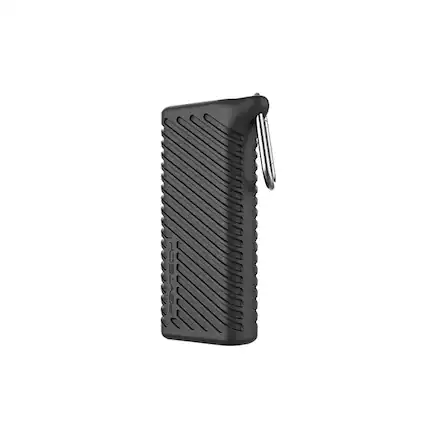 Front. PGYTECH - PGYTECH CreateMate High-Speed SD Card Reader Case, USB 3.1 UHS-II Dual Slot, IP54 Aluminum Storage Case - Classic Black.