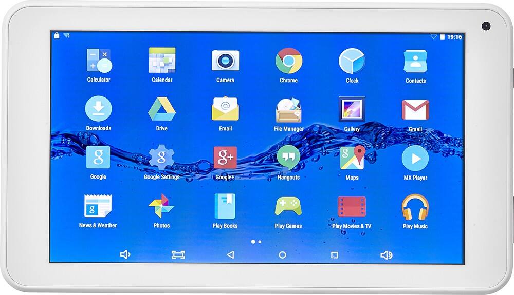 Front. DigiLand - 7" - Tablet - 8GB - Purple.