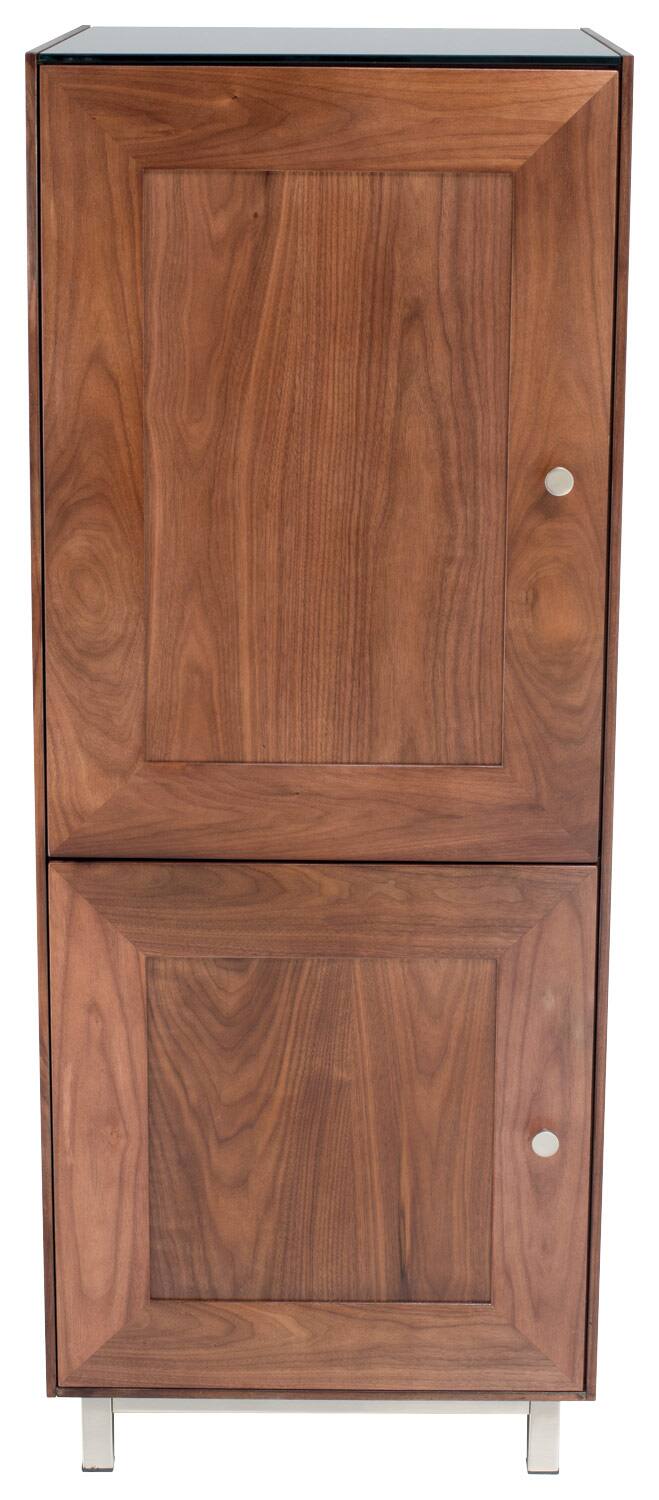 Front. Sanus - Cadenza A/V Rack - Natural Walnut.