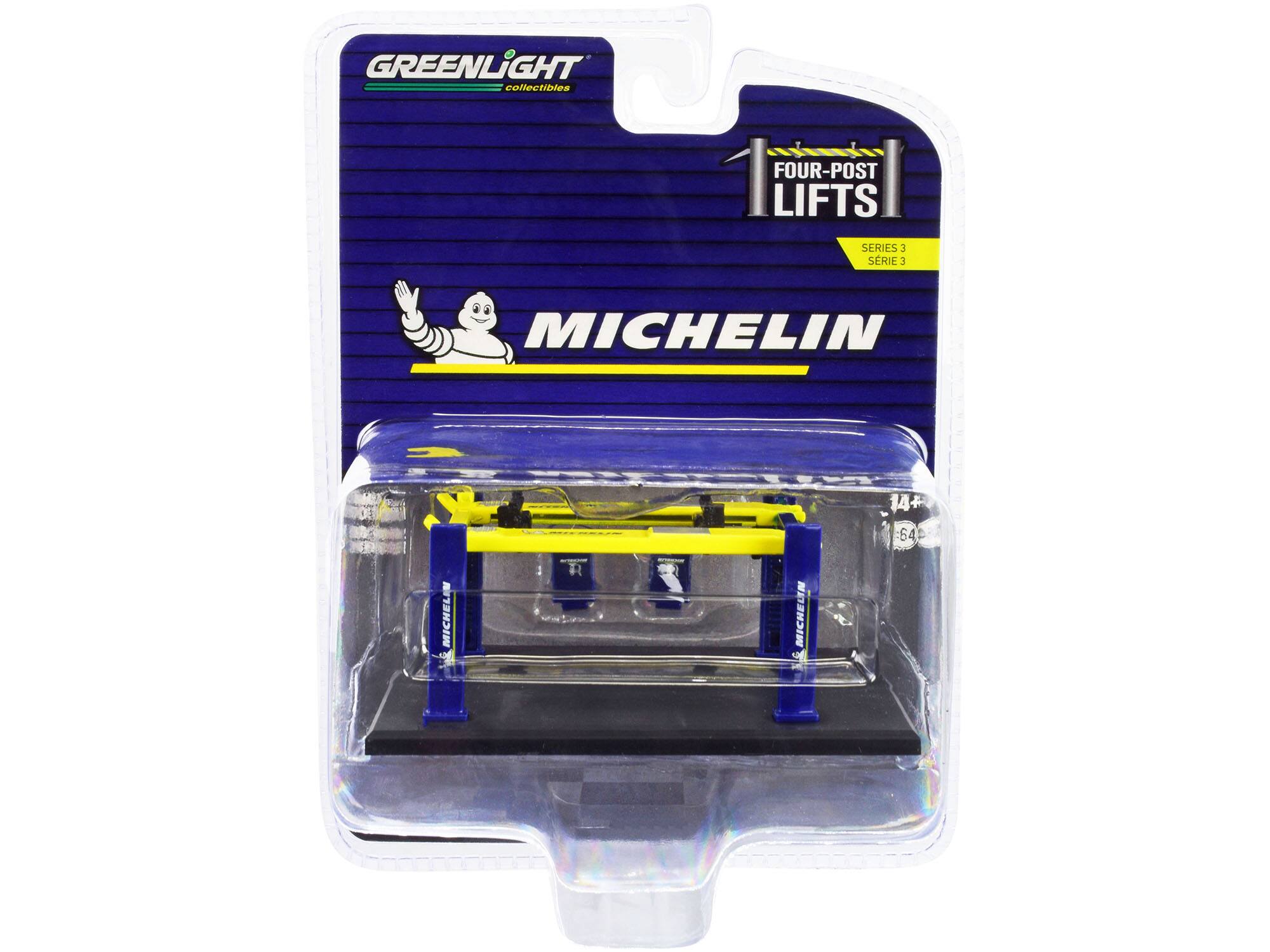 GREENLIGHT collectibles  
FOUR-POST LIFTS  
SERIES 3  
SERIE 3  
MICHELIN  
14+  
54