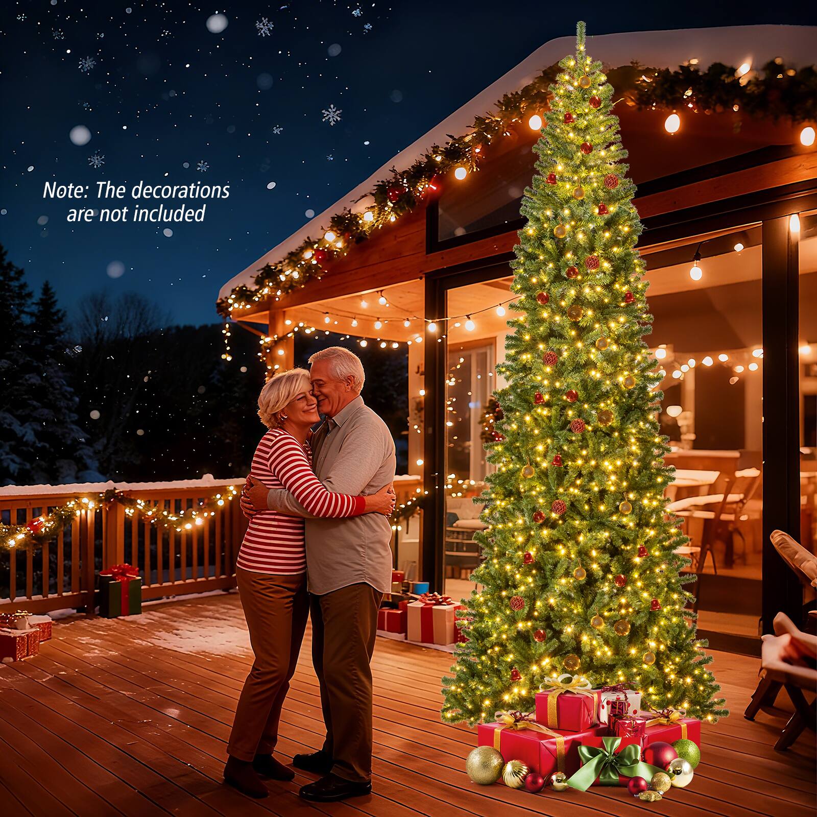 Note: The decorations are not included