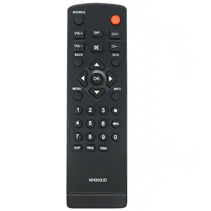 Front. Home Collection - NH001UD / NH000UD Replacement Remote for Sylvania & Emerson TVs LC320EM2 LC320EM1 LC401EM3F.