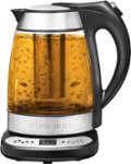Front Zoom. Chefman - 1.7L Precision Electric Kettle - Clear.