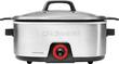 Chefman - 6-Quart Slow Cooker - Silver - Angle