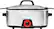 Angle. CHEFMAN - 6-Quart Slow Cooker - Silver.
