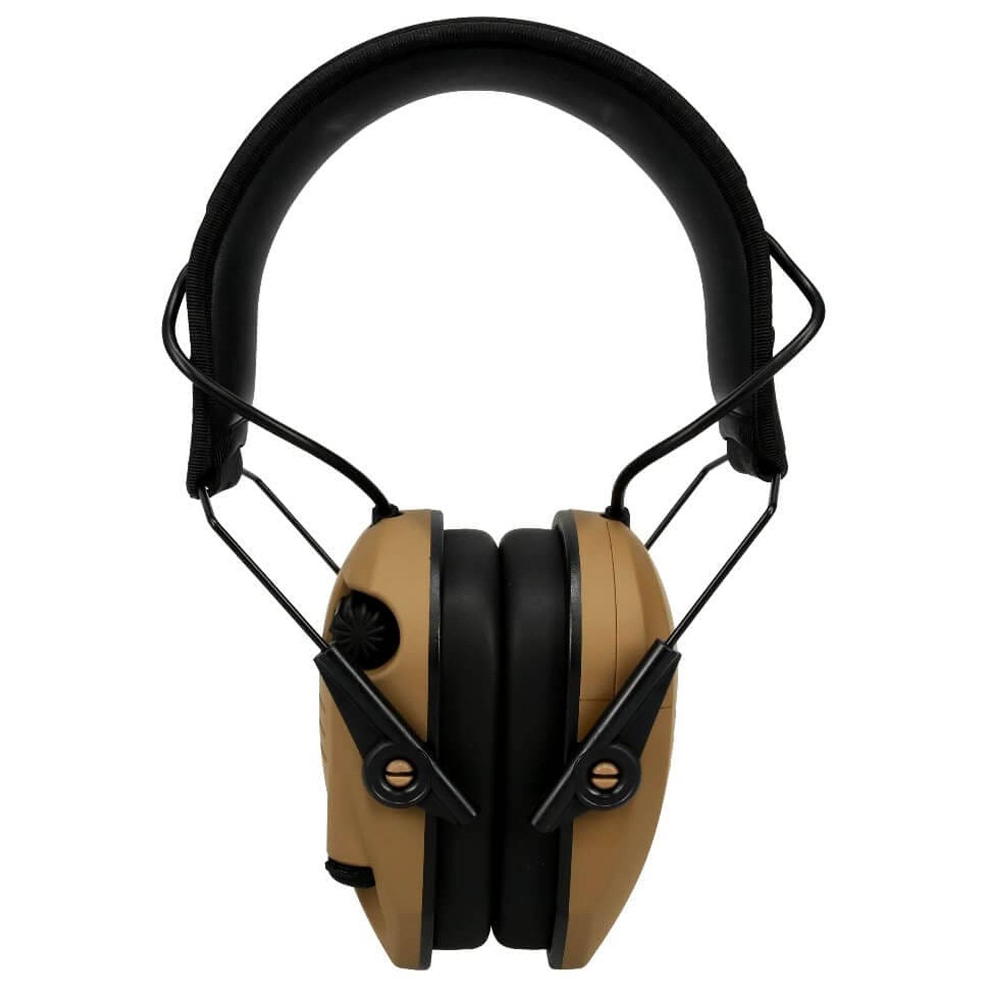 Alt View 1. Walkers - Walker's Razor Slim Electronic Muffs (Battle Brown) - Brown.
