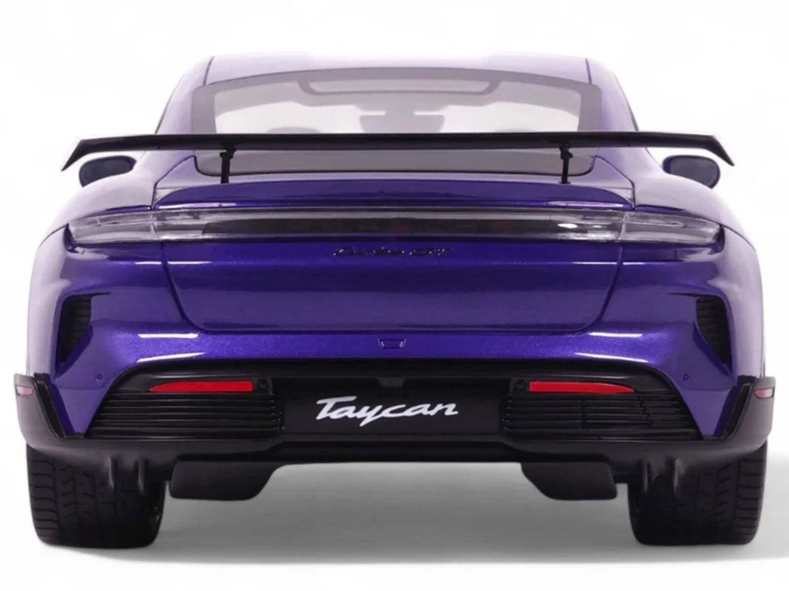 Alt View 7. GT Spirit - 2023 Porsche Taycan Turbo GT Purple Sky Metallic 1/18 Model Car by GT Spirit.