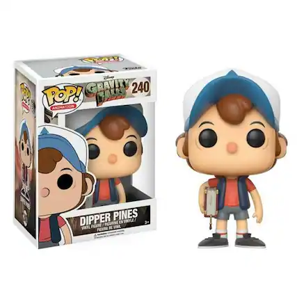 R Tko Disney P POP! GRAVITY FALLS 240 ANIMATION DIPPER PINES VINYLE FIGURINE EN 3+ FIGURE VINYL FIGURA DE VINIL A