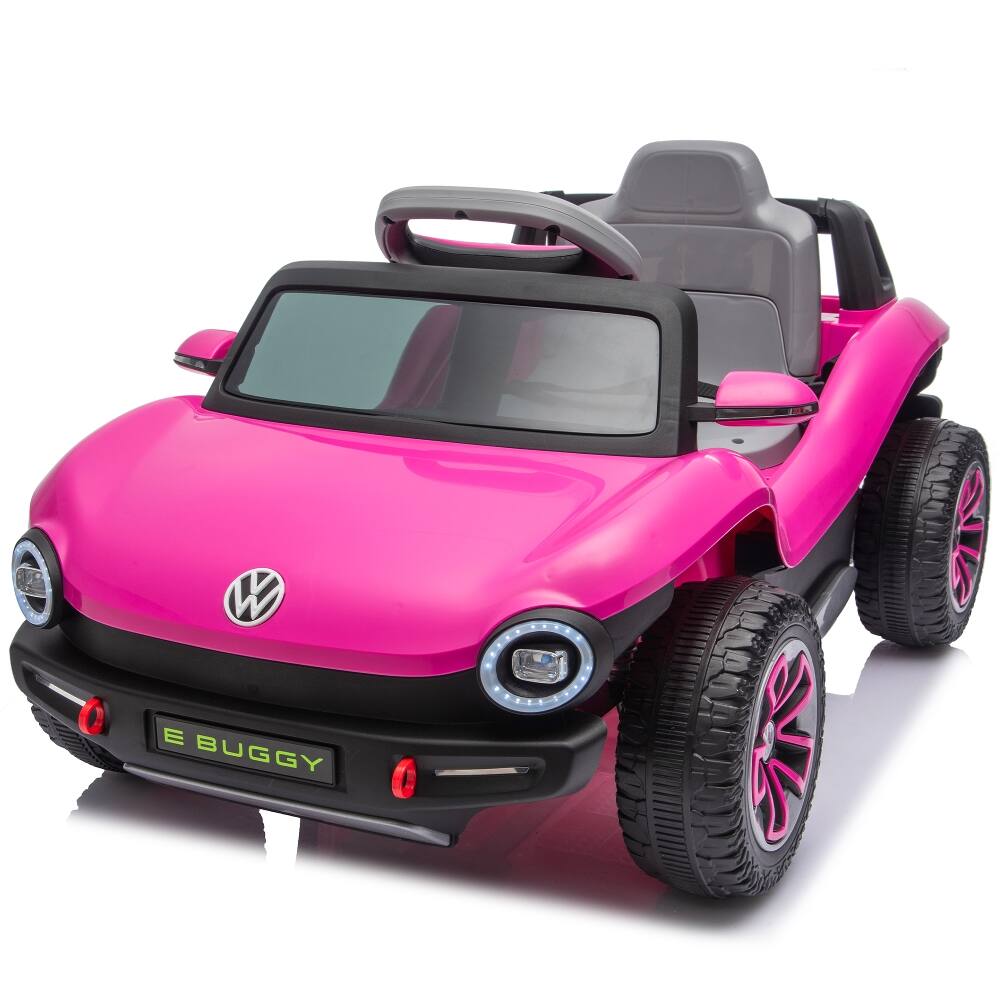 Alt View 8. Ropilly - Ropilly 12V Licensed Volkswagen Beetle Pink Kids Ride On Car with Remote Control.