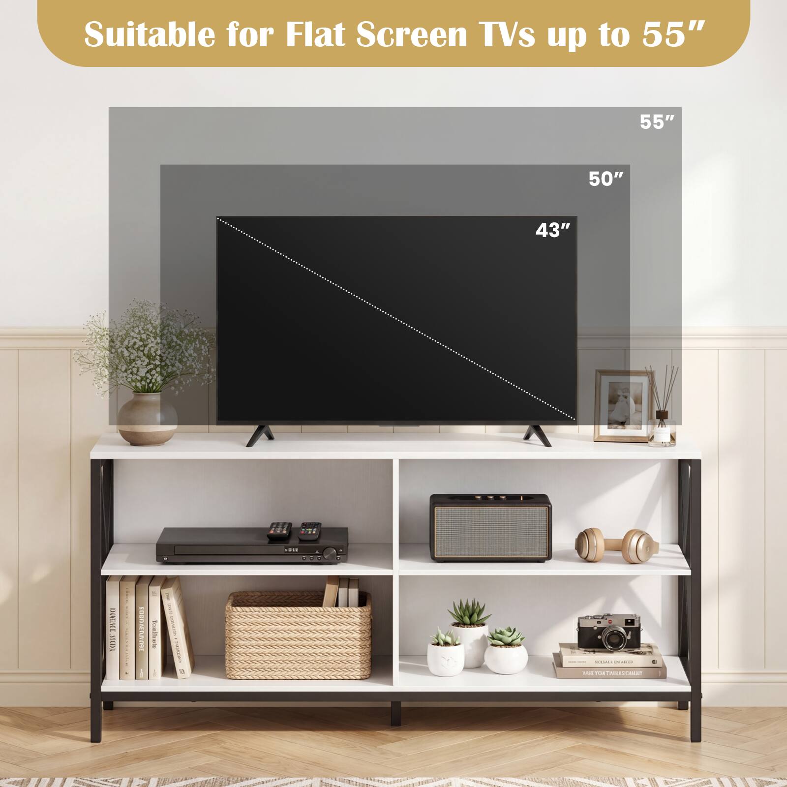 Suitable for Flat Screen TVs up to 55"