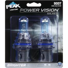 PEAK - Power Vision Halogen High/Low Beam Automotive Bulb 9007 HB5 65/55W