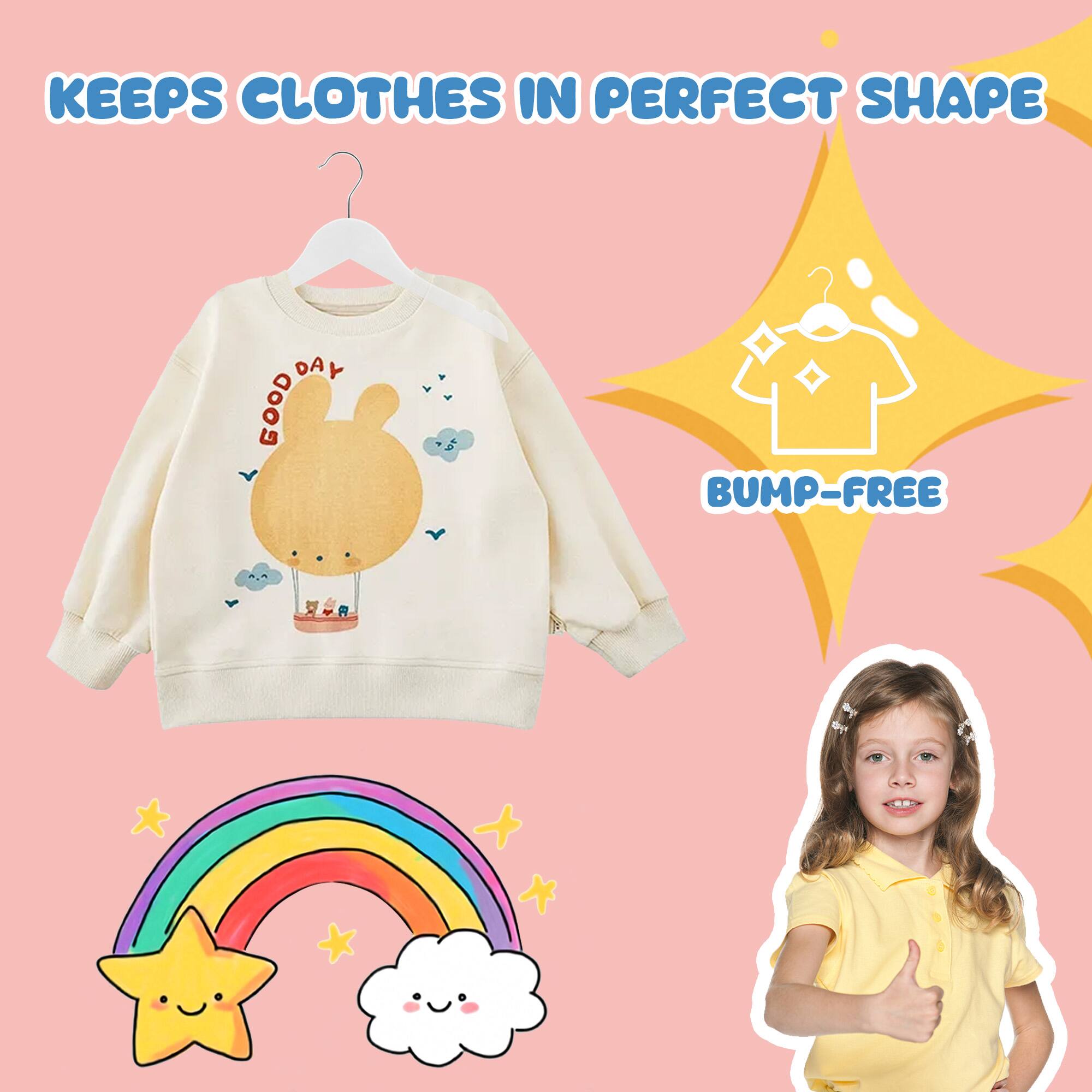 KEEPS CLOTHES IN PERFECT SHAPE

BUMP-FREE