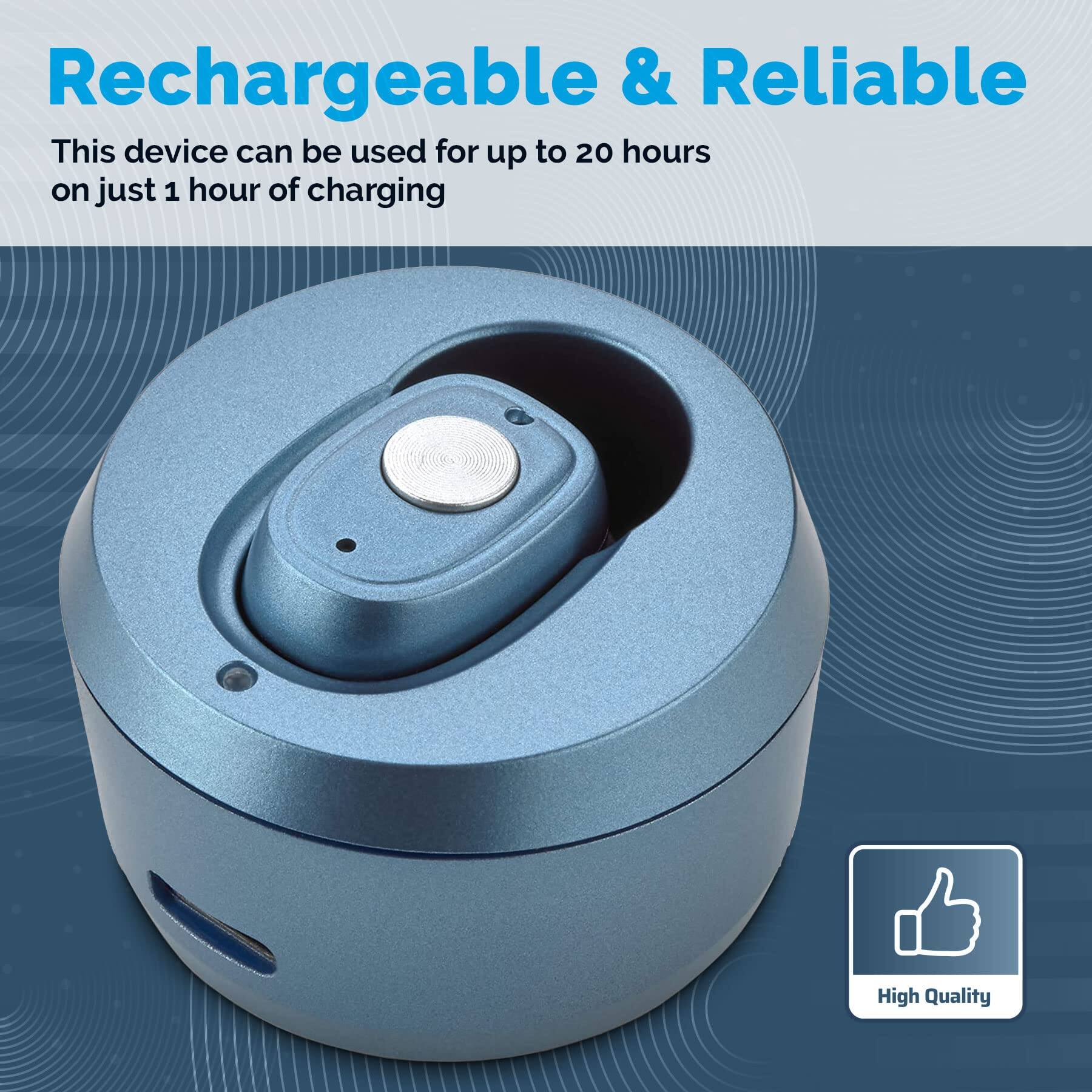 Rechargeable & Reliable

This device can be used for up to 20 hours on just 1 hour of charging

High Quality