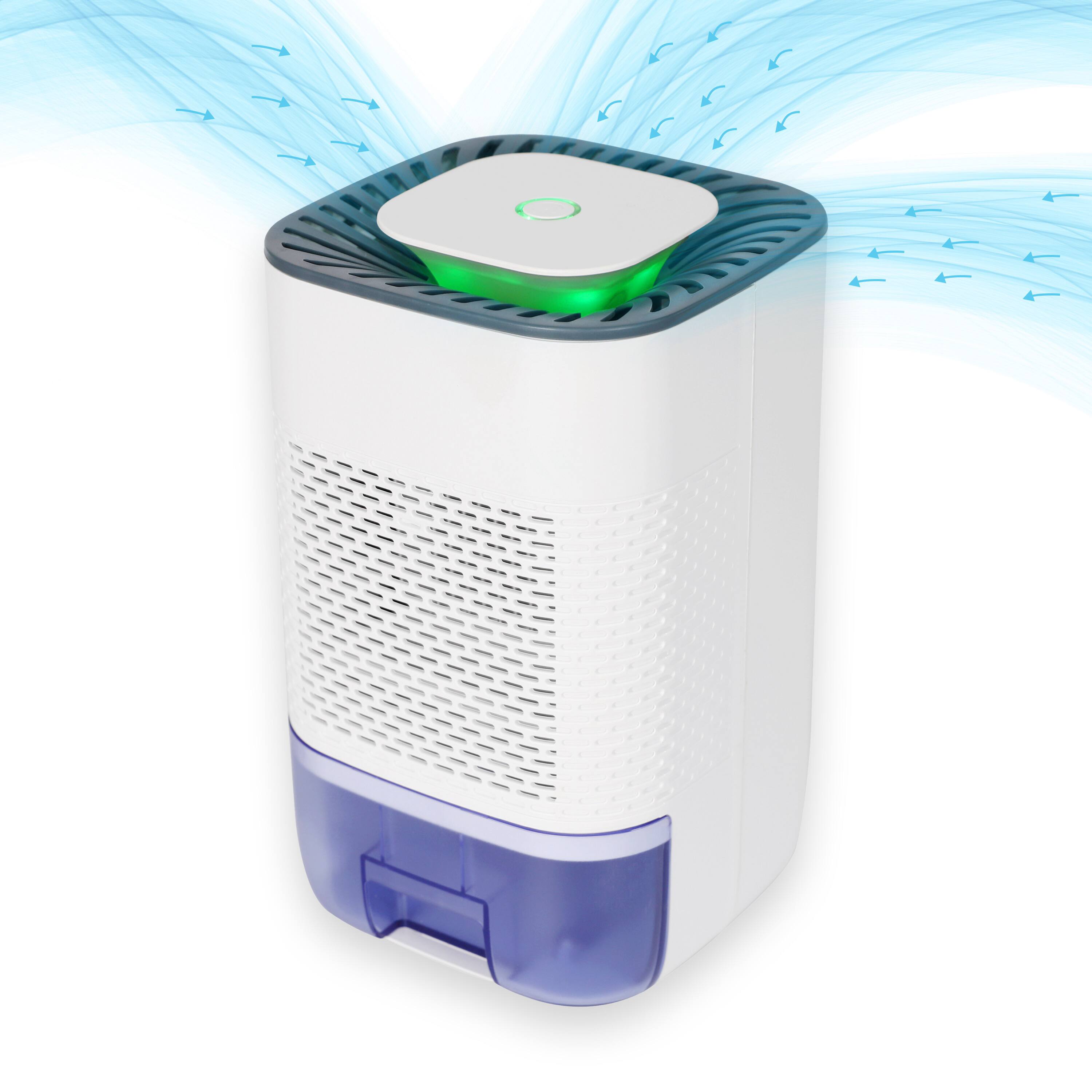 Front. Techko Maid - Techko Room Dehumidifier for the Home Basement Closet Bathroom – 800mL Capacity - White.