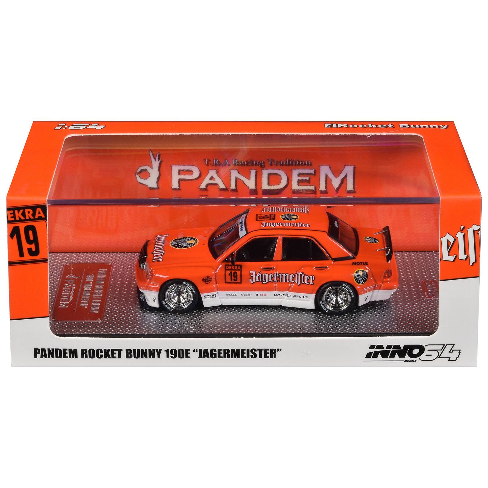 1:64 BiRocket Bunny EKRA 19 D  
MUBN PANDEM I JLA EN LAMA T.R.A Kacing Tradition  
PANDEM SUUcenr  
10k Jagcemenftee  
MOTUL DEKRA 19 Jagermeifter  
COME? -.. C .. COIEN  
DCCLMOR TUrO cil PANDEM ROCKET BUNNY 190E "JAGERMEISTER" INNO54