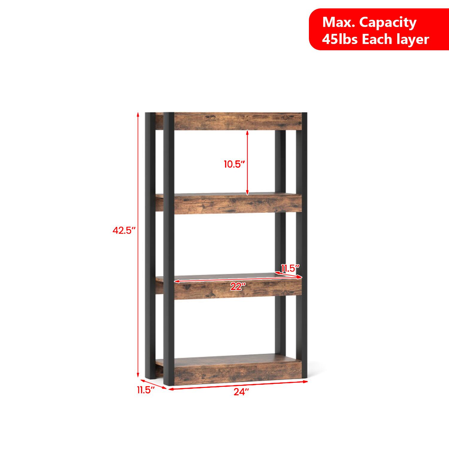 Max. Capacity 45lbs Each layer  
10.5" 42.5" 11.5" 22" 11.5" 24"