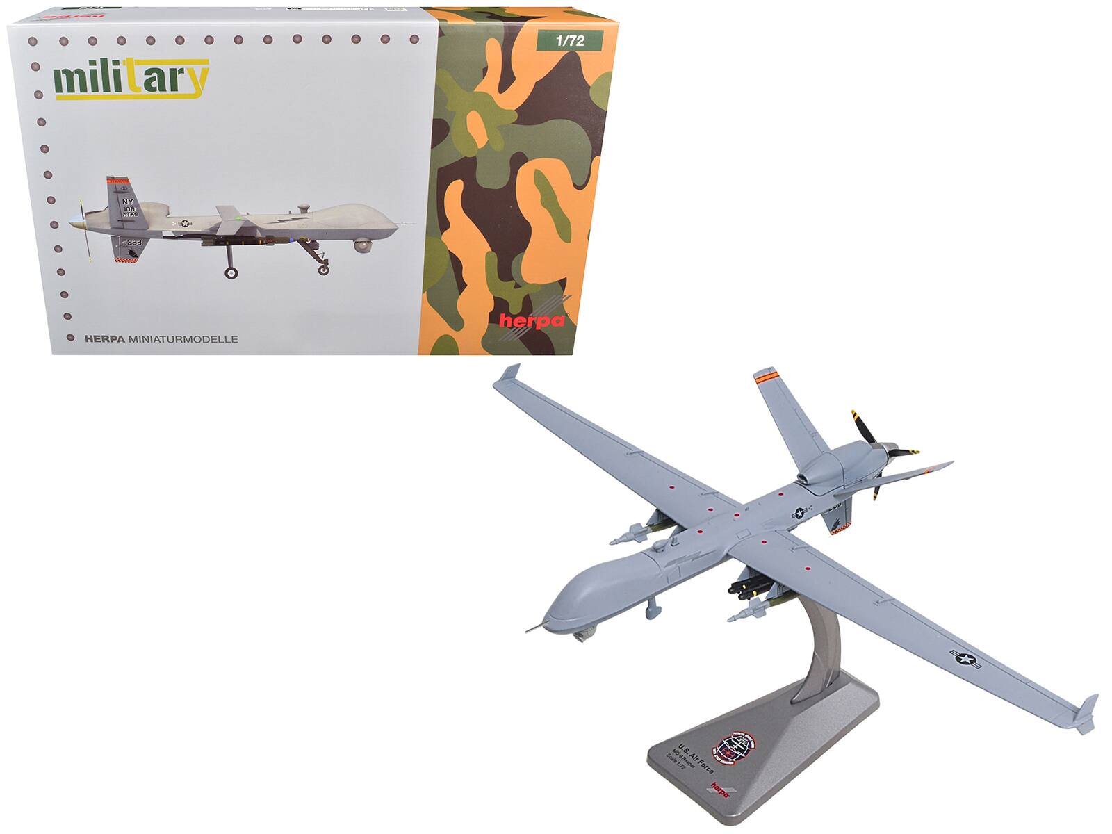 - military 1/72 NI 00 AILE 30 A HERPA MINIATURMODELLE herpa U.S. Air Force AN M  Falca herpa