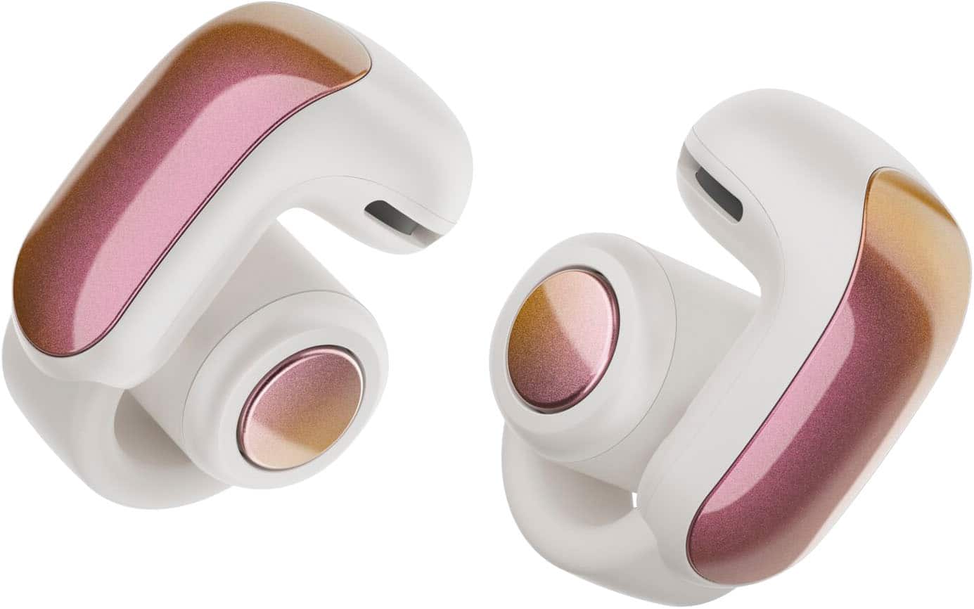 Bose - Ultra Open-Ear True Wireless Open Earbuds - Sunset Iridescent - Front_Zoom