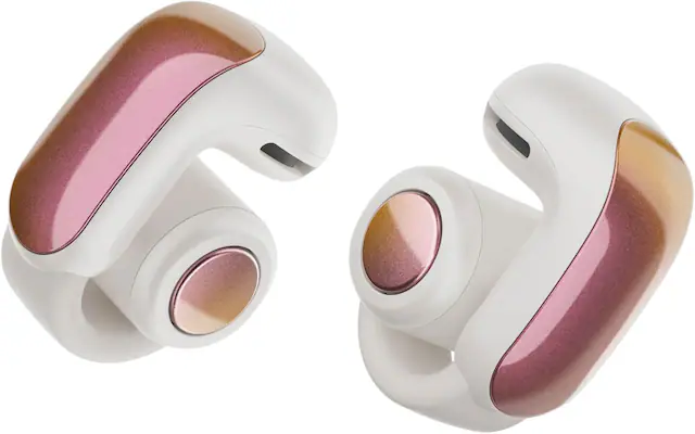 Front. Bose - Ultra Open-Ear True Wireless Open Earbuds - Sunset Iridescent.