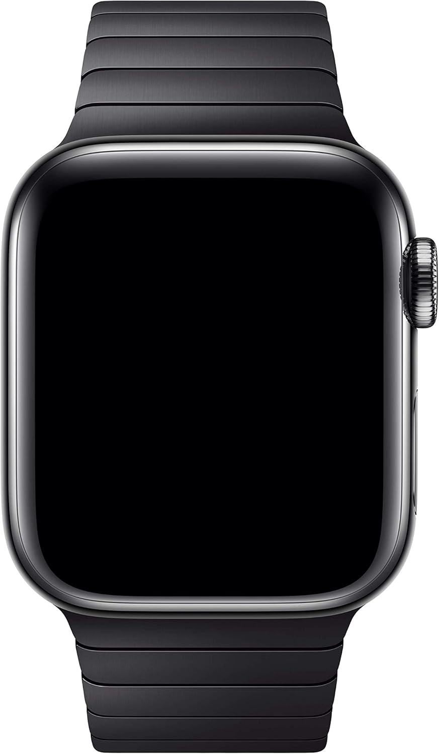 Alt View 2. Apple - Apple Watch Band - Link Bracelet (38mm) - Space Black - Black.