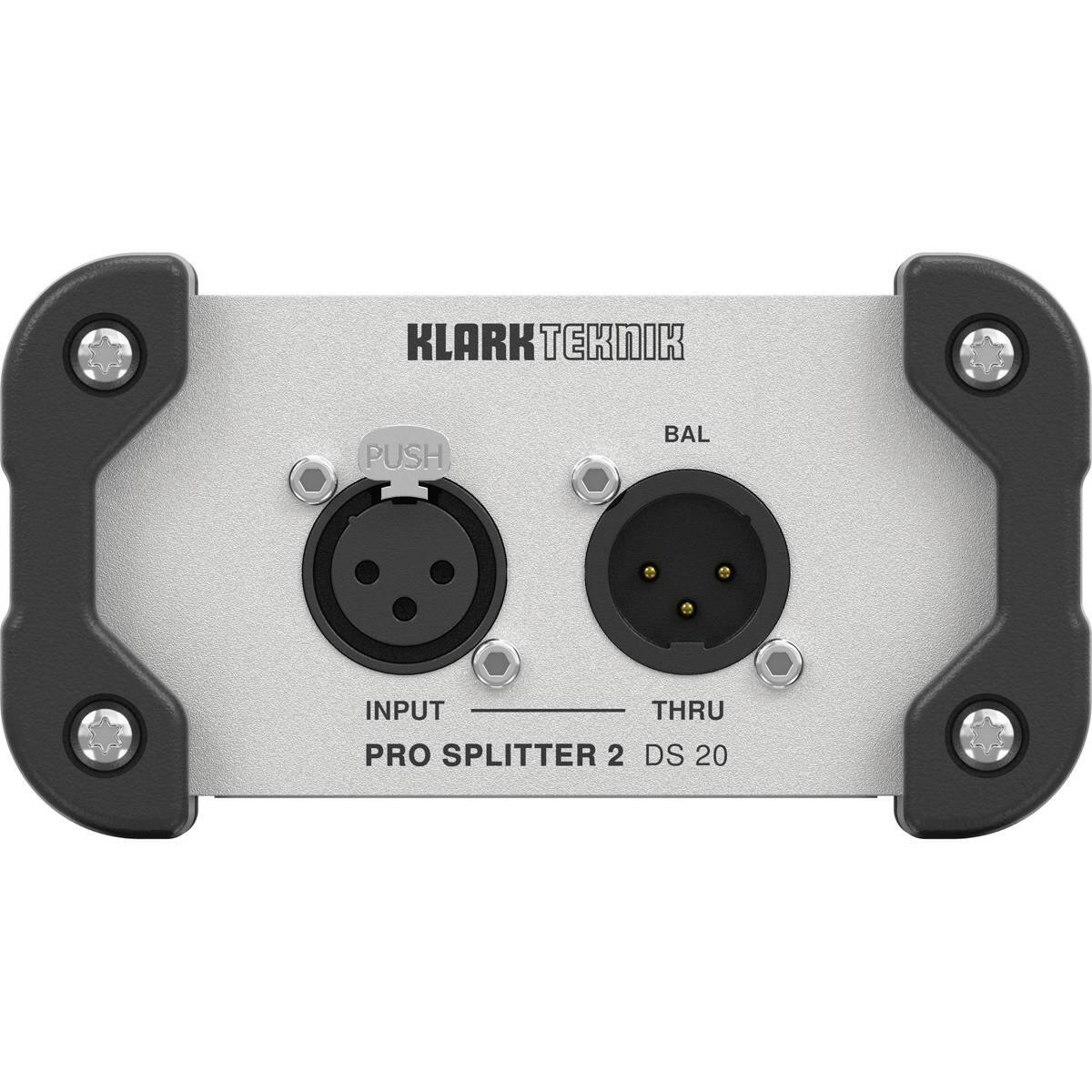 KLARK TEKNIK  
PUSH  
BAL  
INPUT  
THRU  
PRO SPLITTER 2 DS 20