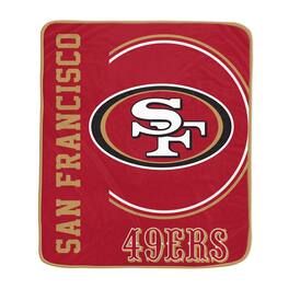 Pegasus - San Francisco 49ers 50" x 60" Keep It Simple Ultra Soft Blanket - Multicolor