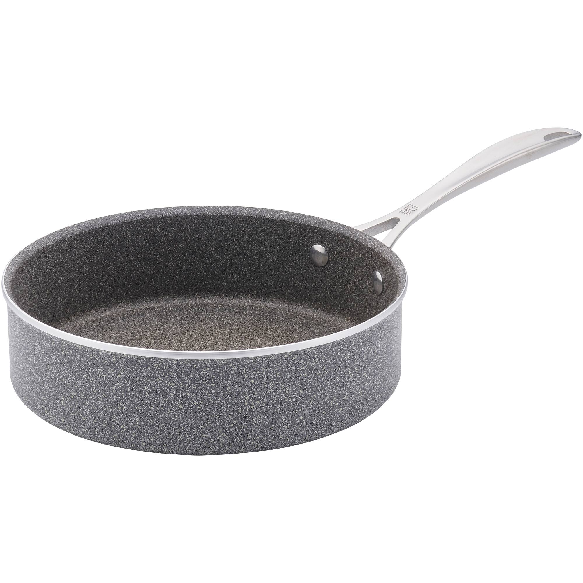 Alt View 1. ZWILLING - ZWILLING Vitale 3-qt Aluminum Nonstick Saute Pan with Lid - Gray.