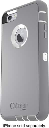 OtterBox - Defender Series Case for Apple® iPhone® 6 Plus - Glacier - Larger Front
