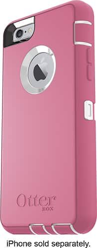 OtterBox - Defender Series Case for Apple® iPhone® 6 and 6s - Hibiscus Frost - Larger Front