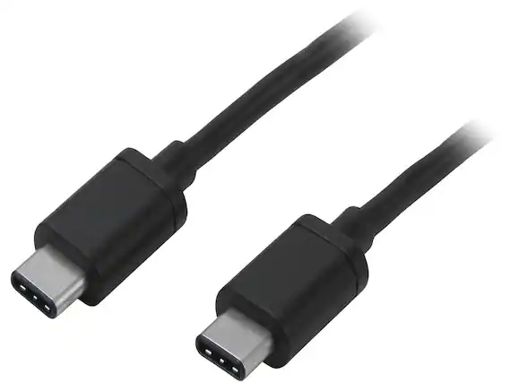 Front. StarTech.com - StarTech.com USB2CC2M 2m USB-C Cable - M/M, USB 2.0, USB-IF Certified.