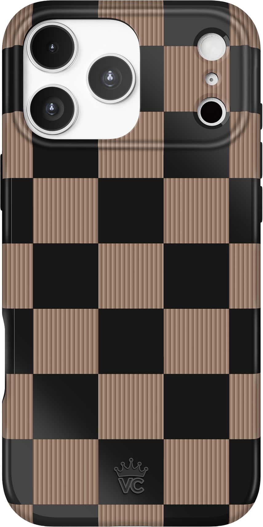 VELVET CAVIAR - MagSafe Case for Apple iPhone 17 Pro Max - Mocha Vibe Checker - Front_Zoom