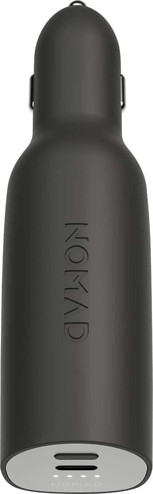 Front. Nomad - Roadtrip Vehicle Charger - Black.
