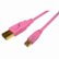 Alt View Standard 20. Cables Unlimited - KaBLING 2 Meter High-Speed USB 2.0 Gold Connector Mini5 Cable - Pink.