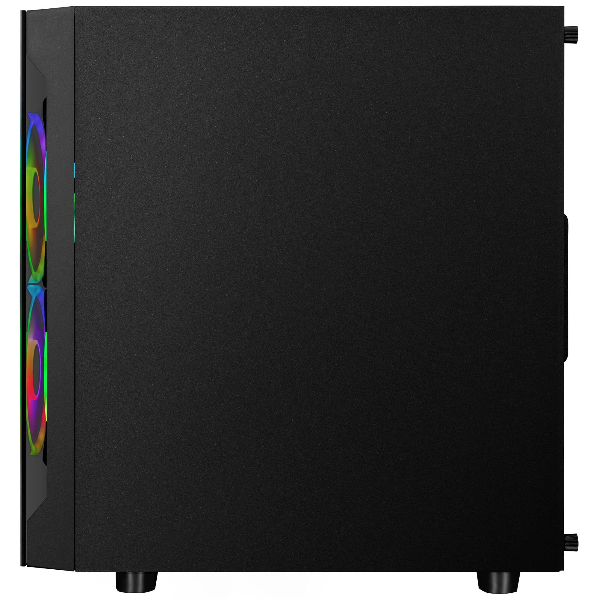 Alt View 3. CLX - CLX SET Gaming Desktop - Intel Core i5 14400F - 32GB DDR5 5600 Memory - GeForce RTX 5060 8GB - 2TB NVMe M.2 SSD - Black.