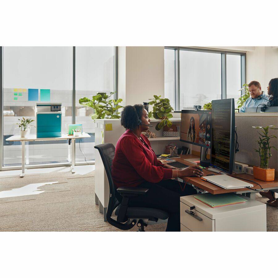 Alt View 1. HP - Poly Blackwire 3325 Headset - Microsoft Teams Certification - Stereo - USB Type C, Mini-phone (3.5mm) - Wired - 32 Ohm - - Black.