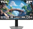 TCL 27" QD-Mini LED QLED + MINI-LED QHD 2560X1440 HDR600 180Hz G64 NATIVE REFRESH RATE