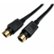 Front Standard. Cables Unlimited - 6ft Pro A/V Series S-Video Cables - Black.