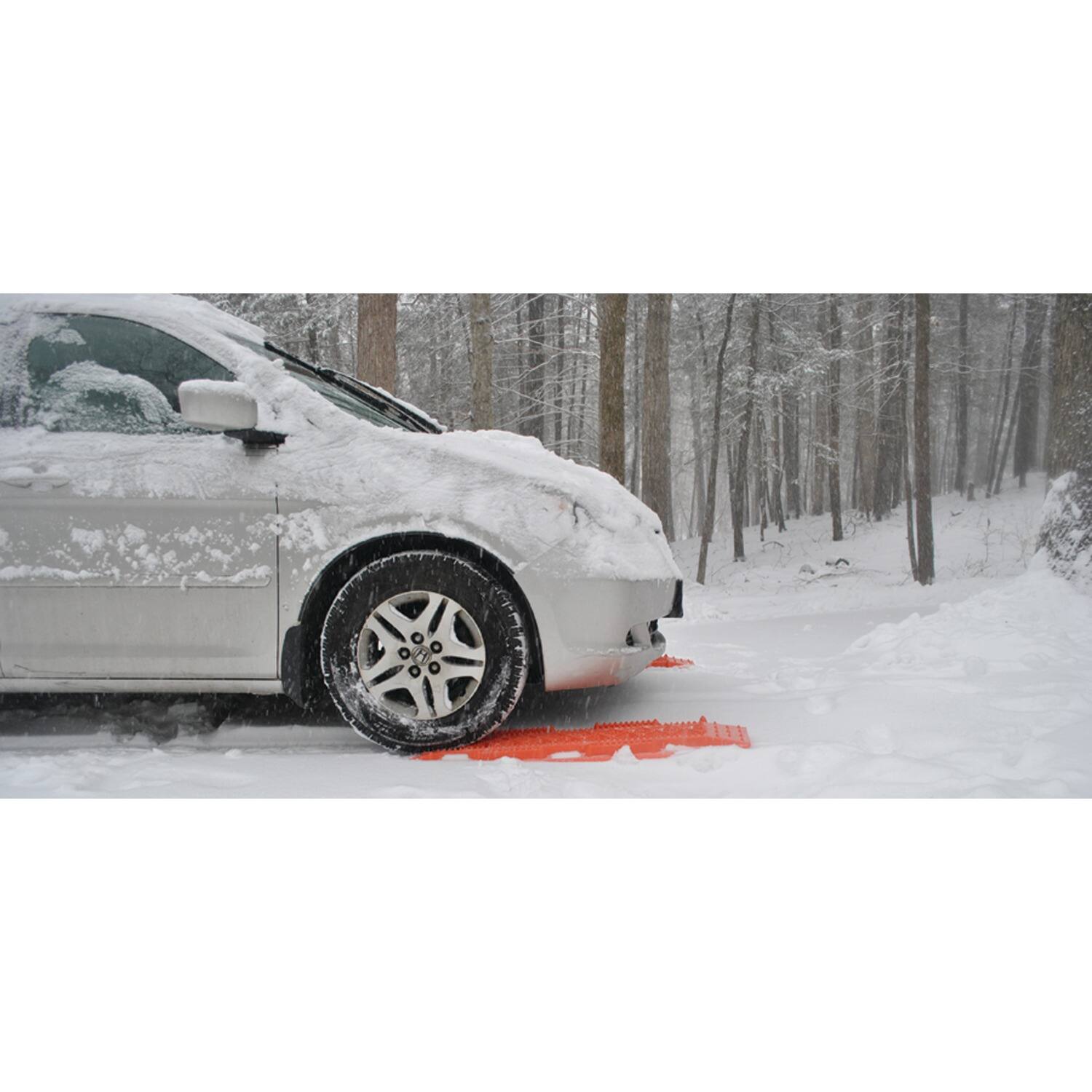 Alt View 1. MAXSA Innovations - Maxsa Innovations 20333 Escaper Buddy Tire Traction Tracks, 2 Count, Orange - orange.