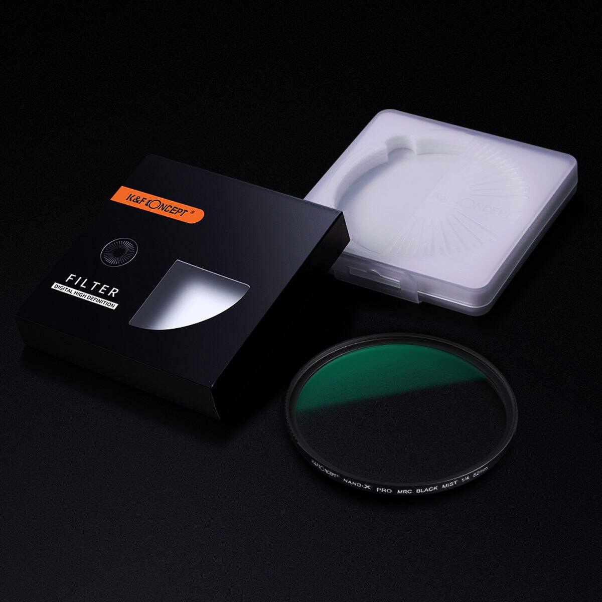 K&F CONCEPT  
DIGITAL FILTER HIGH DEFINITION  
1/4 - NANO-X PRO MRC BLACK MIST