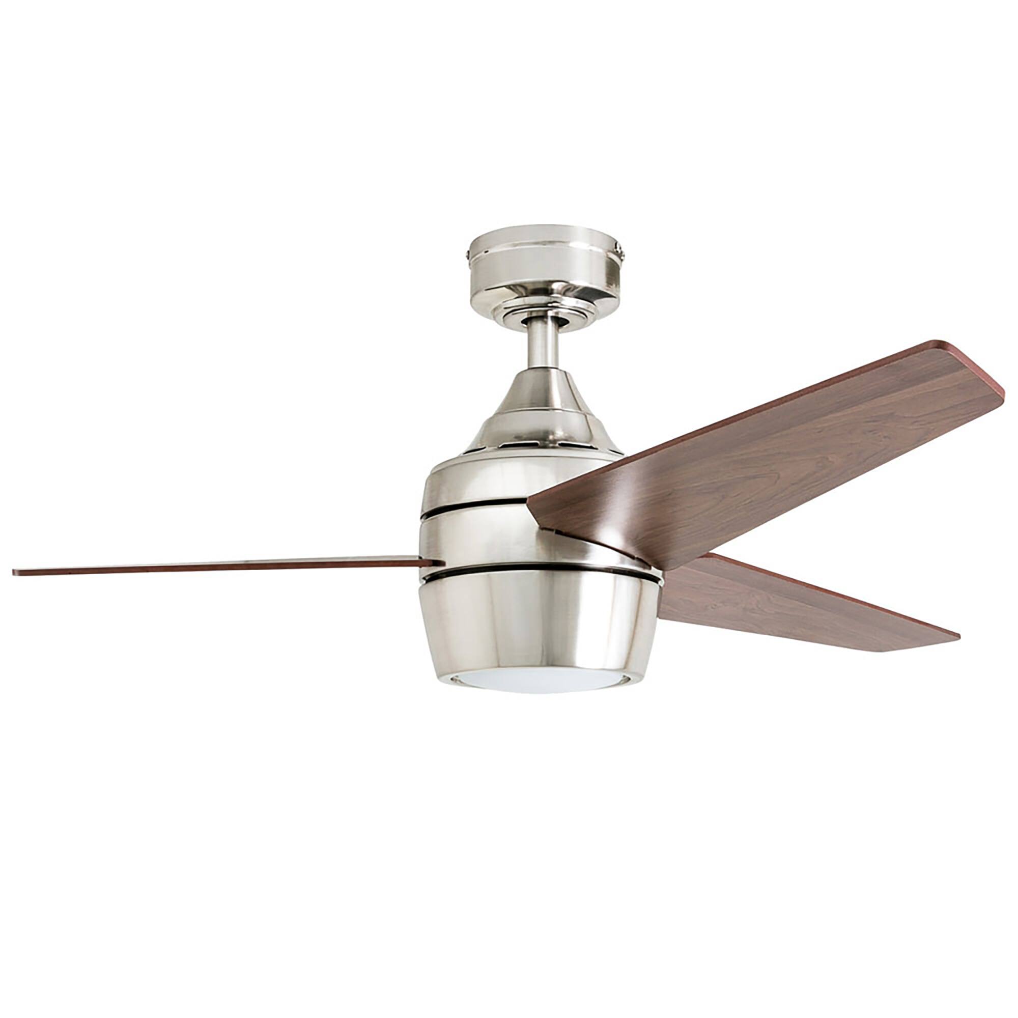 Alt View 6. Honeywell - Honeywell Eamon Ceiling Fan, Quiet Motor and Remote Control, 52", Brushed Nickel - Brushed Nickel.
