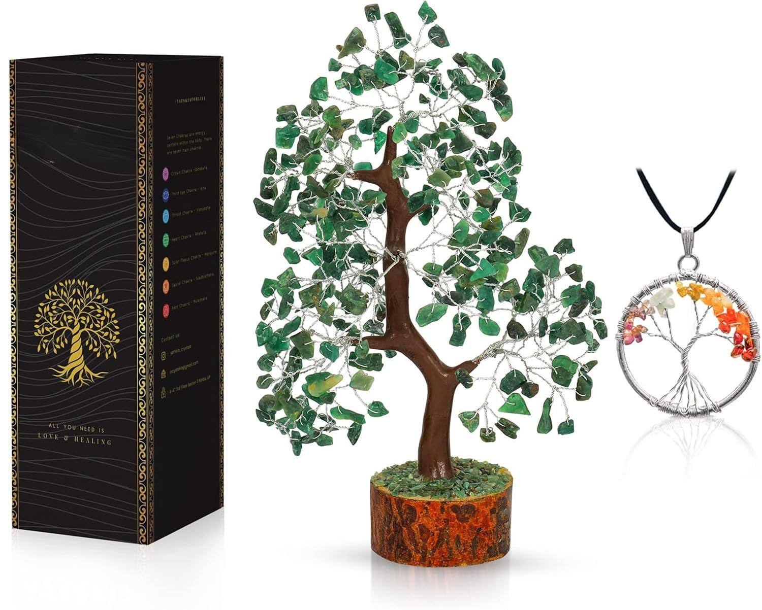 Green Aventurine (Silver Wire)