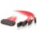 Alt View Standard 20. C2G - SAS to SATA Cable - Red.