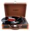 ION Audio - Vinyl Motion Deluxe Portable Turntable - Brown-Front_Standard