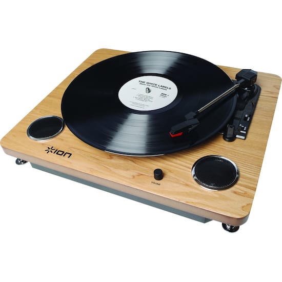 Ion Audio Archive Lp Turntable Wood Grain Black It53l Best Buy