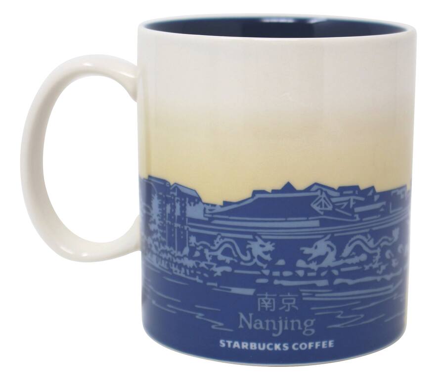 Icon For Favorite Starbucks Global Icon Series Nanjing Ceramic Mug, 16 Oz Blue - Best Buy