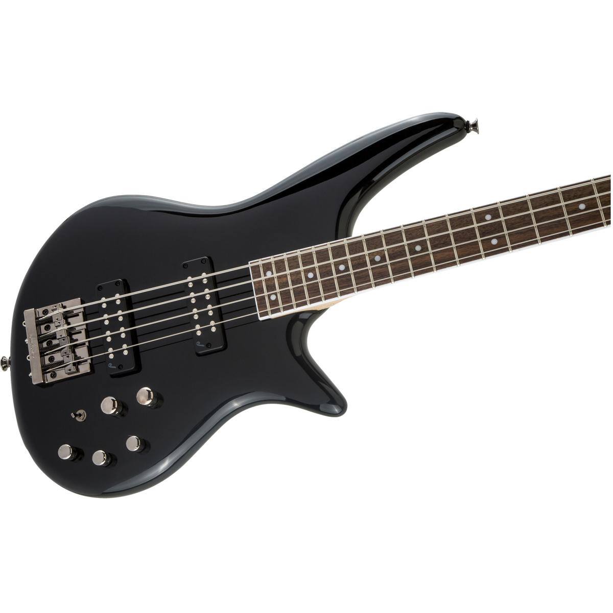 Alt View 6. Jackson - Jackson JS Spectra Bass JS3 Electric Guitar,Laurel Fingerboard,GlossBlack.